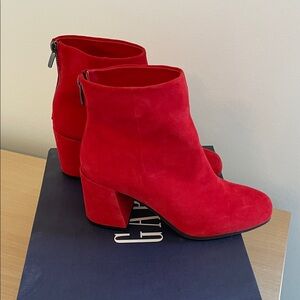 GAP Bold Red Ankle Booties